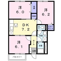 青空館Ａの物件間取画像